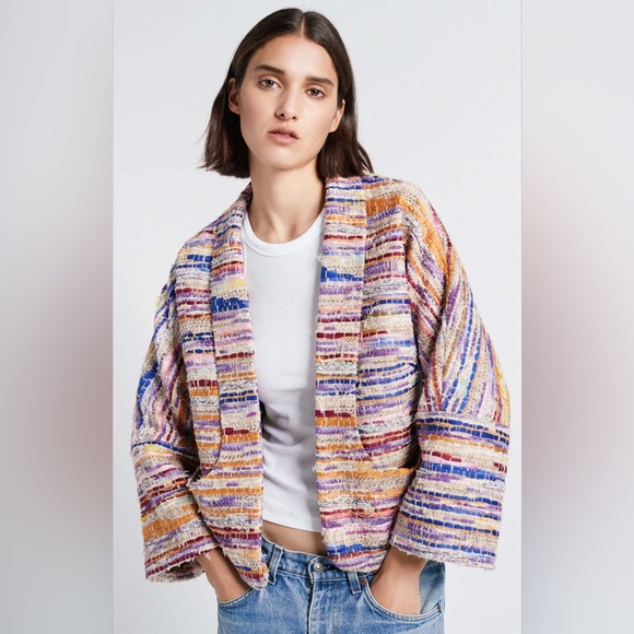 Smythe Jackets & Blazers - Smythe Mini Baja Jacket in Rag Rug Stripe